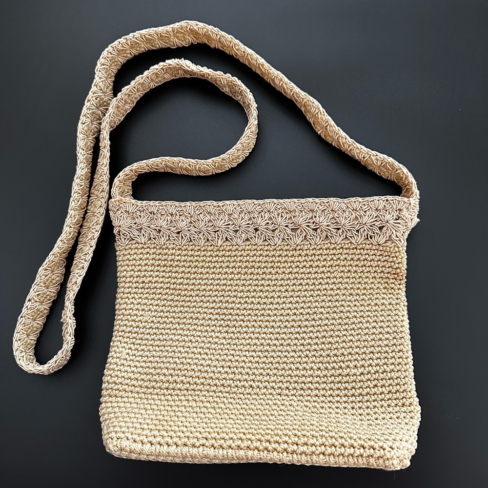 Tan Crossbody Bag with Artisanal Craftsmanship
